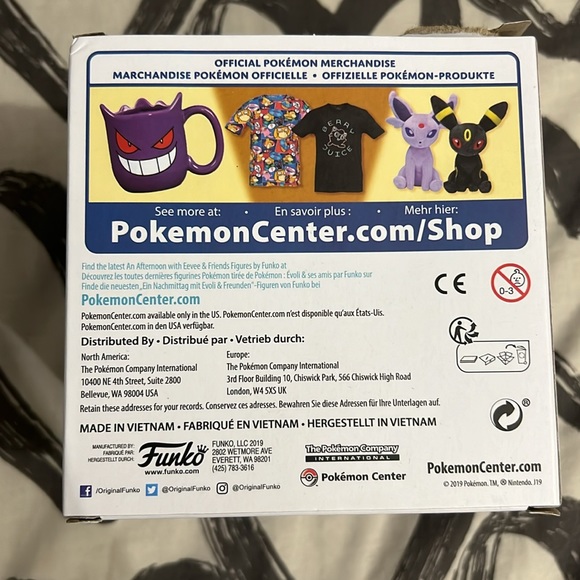 FUNKO An Afternoon with Eevee and Friends Pokémon Center Vaporeon Figure RARE💧 - Picture 3 of 4